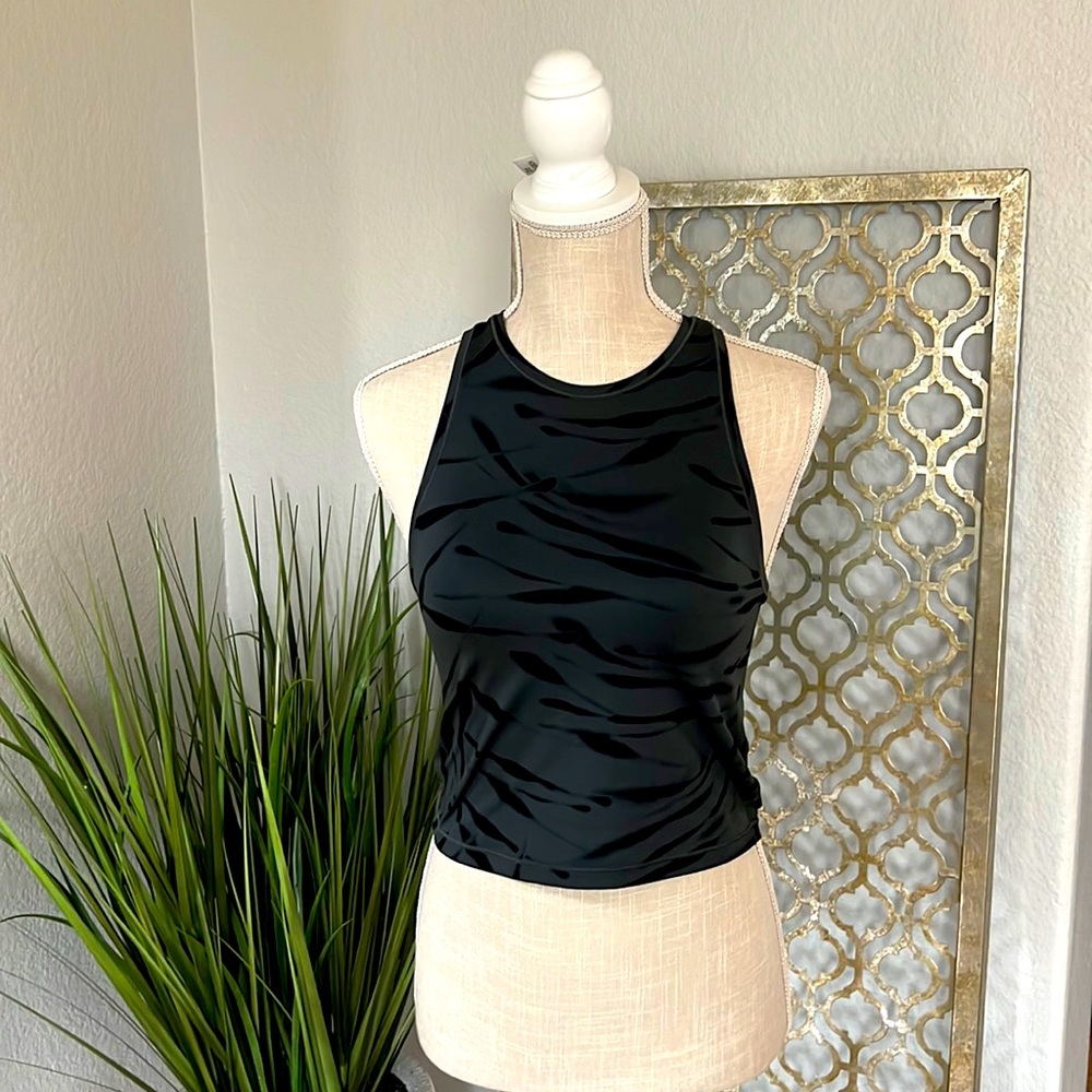 ATHLETA crop racer back tank. Great, gently worn condition
